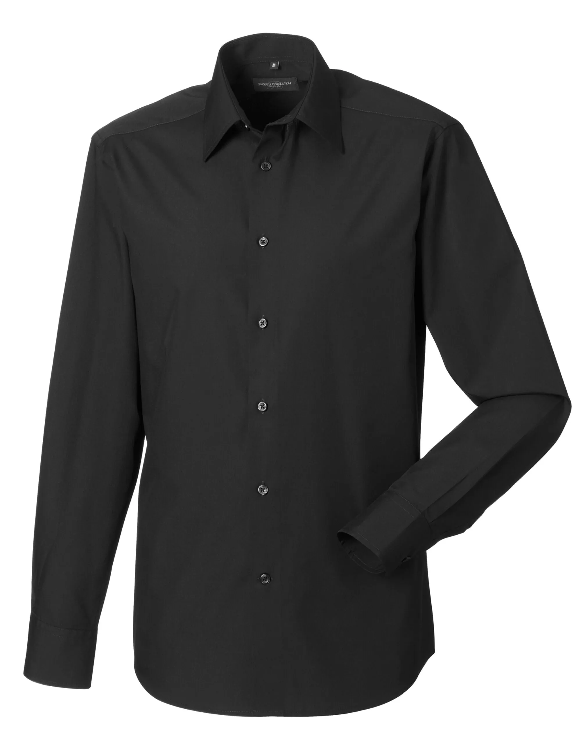 924M Russell Collection Mens LS Tailor Poplin