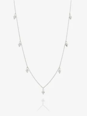Arrow Spike Necklace - Silver - NSN2S
