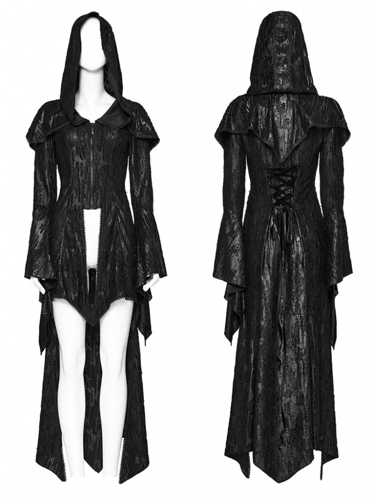 Black Goth Decadent Knitted Jacket