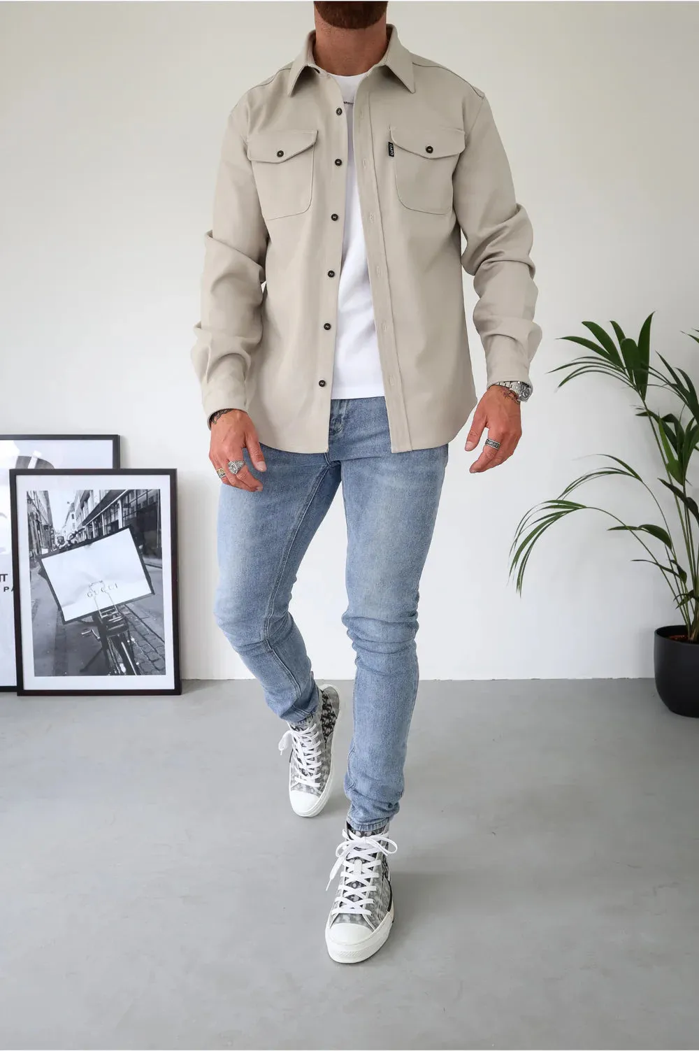 CAPO Overshirt  Light Stone