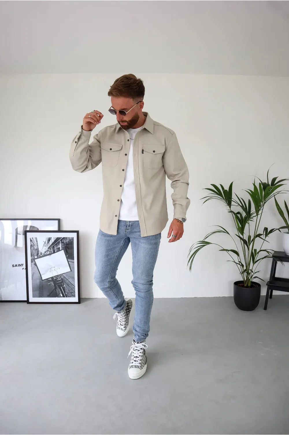 CAPO Overshirt  Light Stone