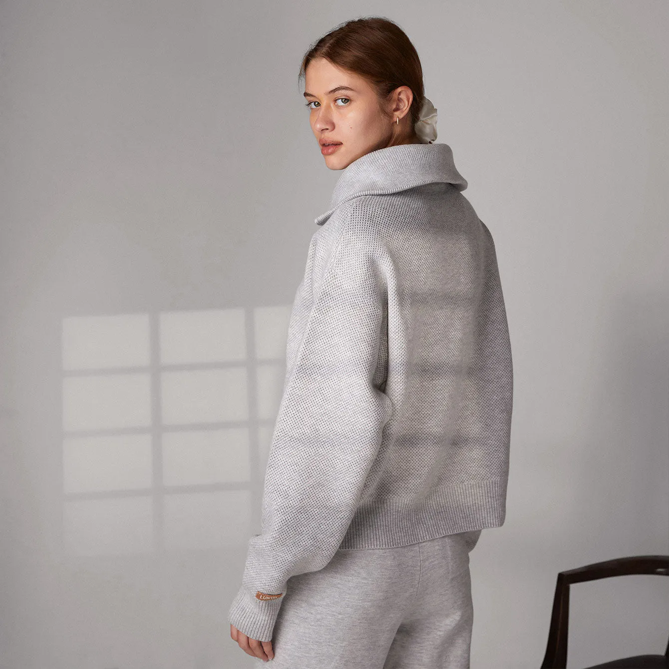 Cottonsilk™ Collared Half Zip