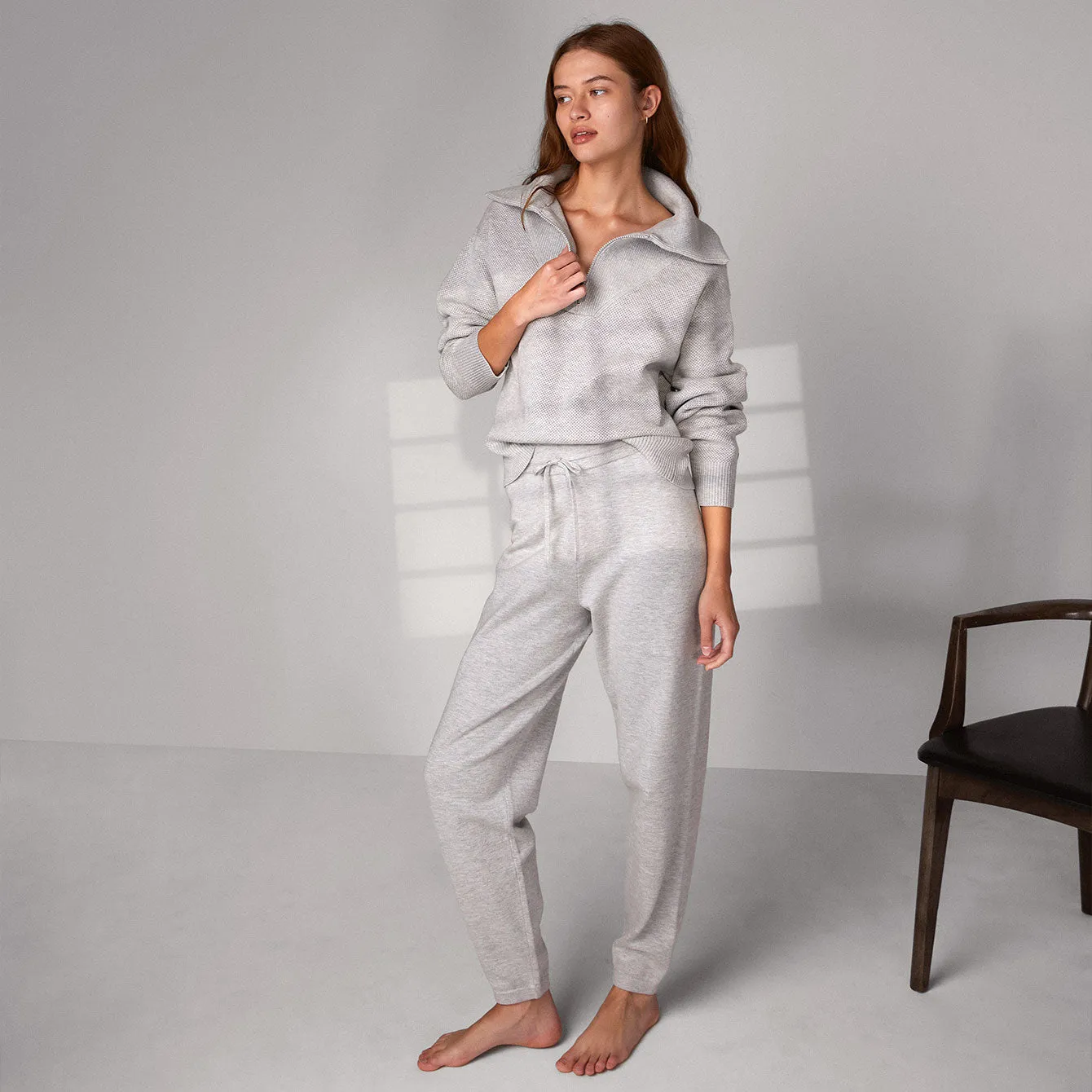 Cottonsilk™ Collared Half Zip