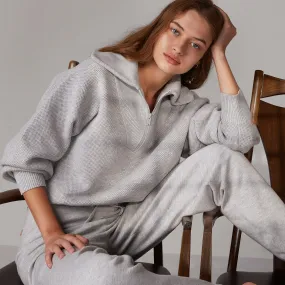 Cottonsilk™ Collared Half Zip