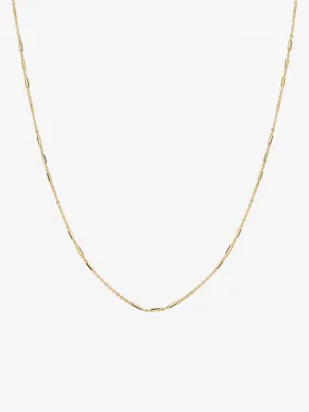 Cylinder Bead Chain Necklace