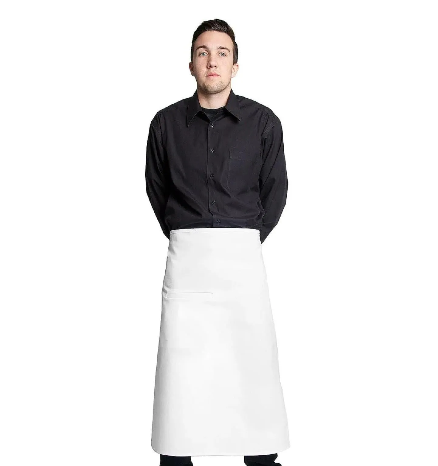 Fiumara Apparel Full Bistro Apron w/ 1 Pocket 32"L x 28"W