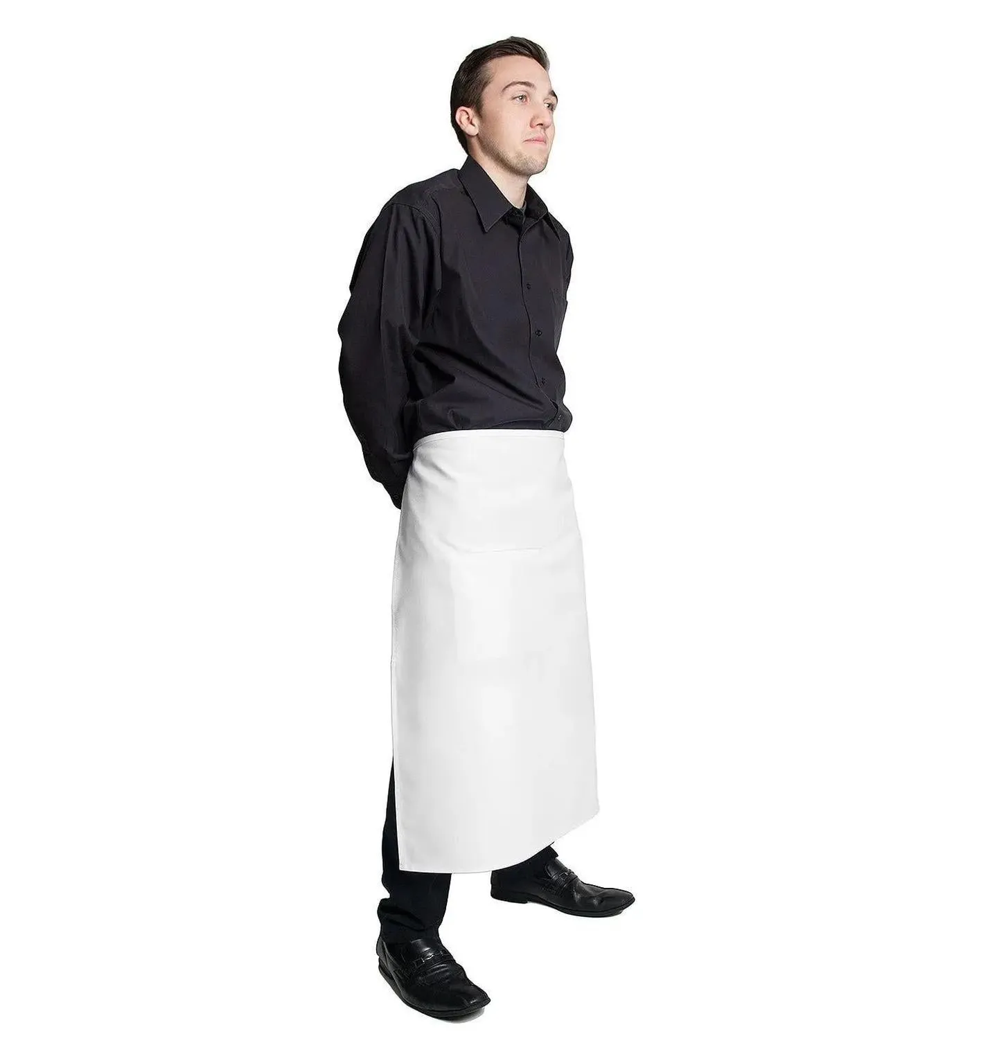 Fiumara Apparel Full Bistro Apron w/ 1 Pocket 32"L x 28"W