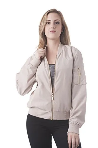 Khanomak Long Sleeve Light Weight Bomber Jacket