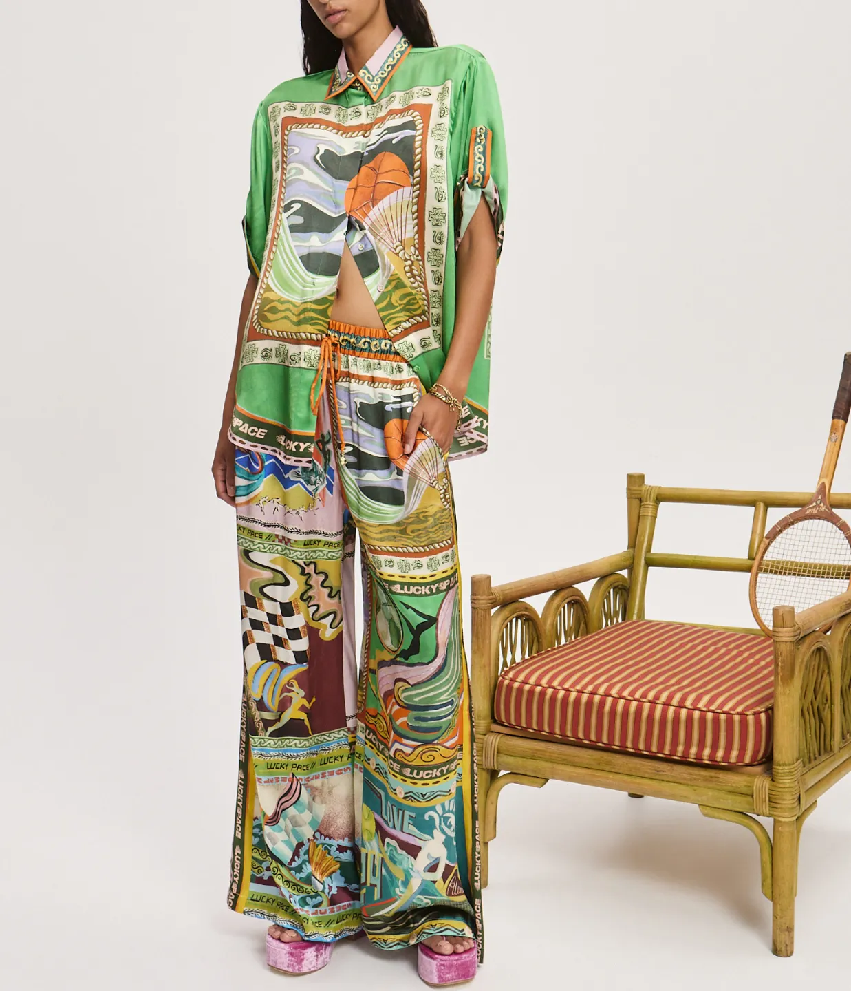 Lucky Pace Silk Pant