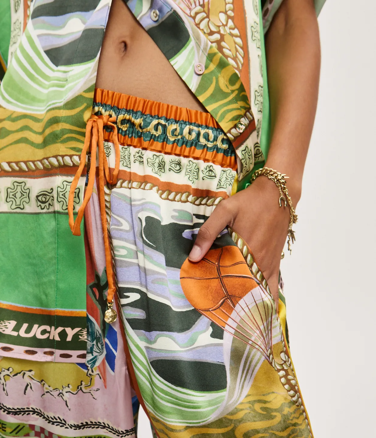 Lucky Pace Silk Pant