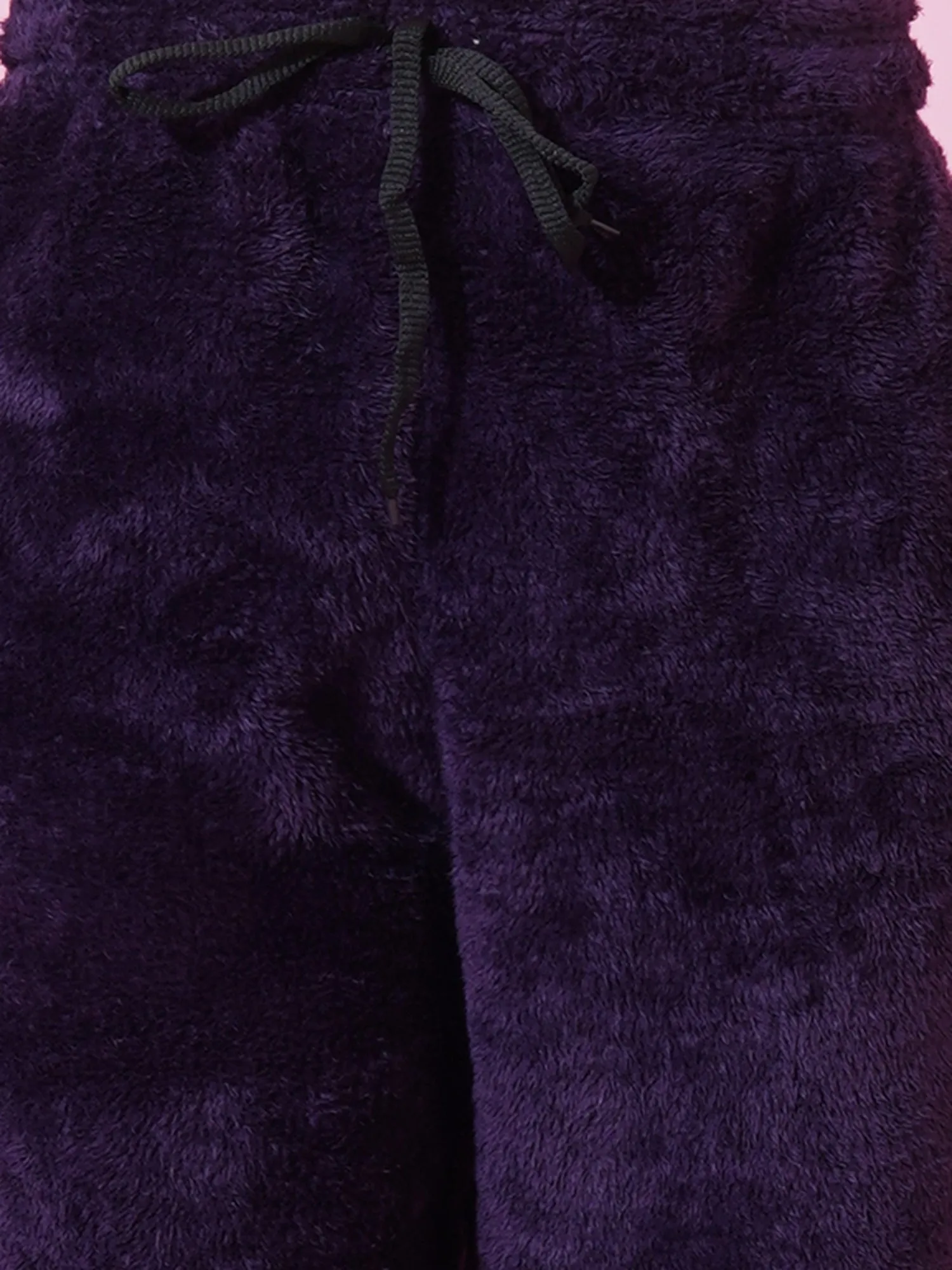 Midnight Purple Teddy Winter-Wear Set