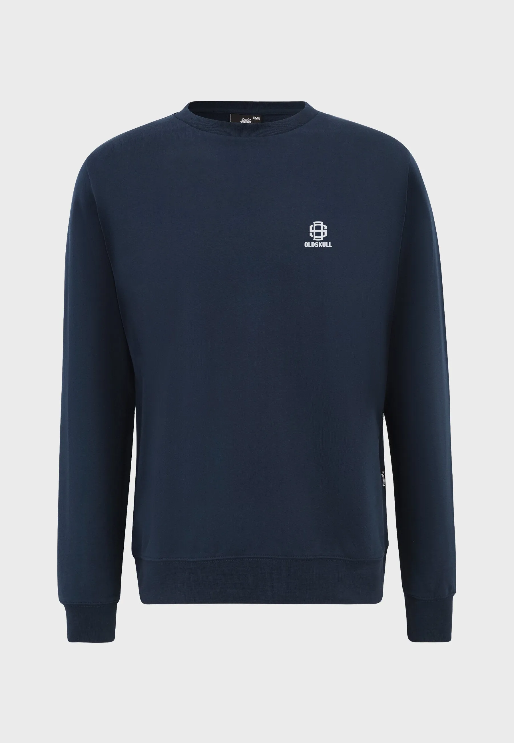 Oldskull Iconic Logo Tracksuit Jogger Sweatshirt Navy Blue