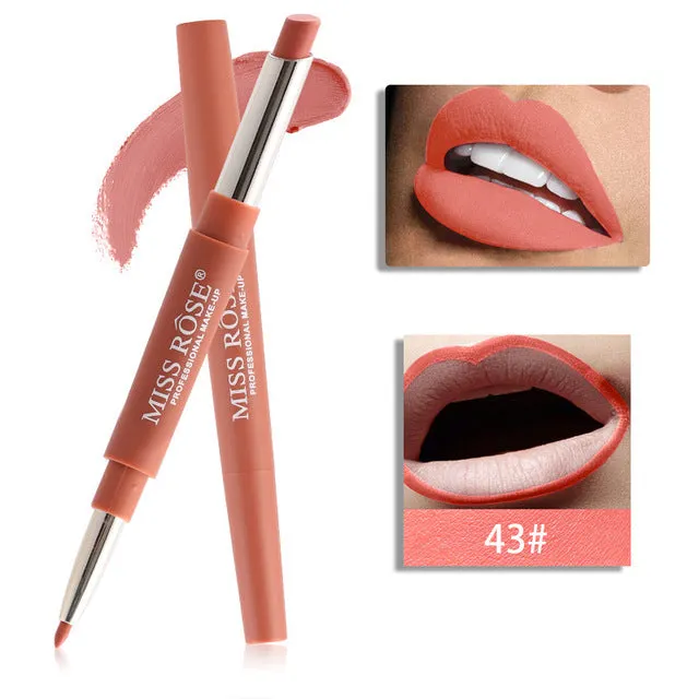 Professional Makeup Double-end Liplipstick Pencil Waterproof