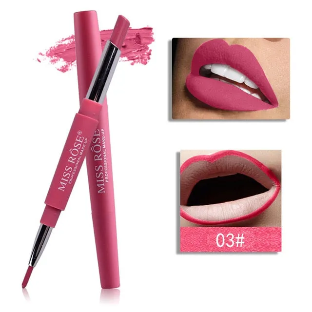 Professional Makeup Double-end Liplipstick Pencil Waterproof