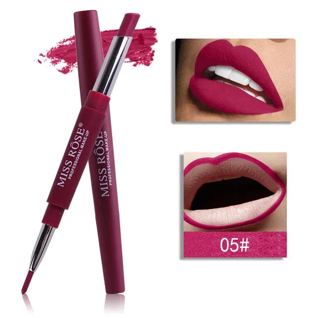 Professional Makeup Double-end Liplipstick Pencil Waterproof
