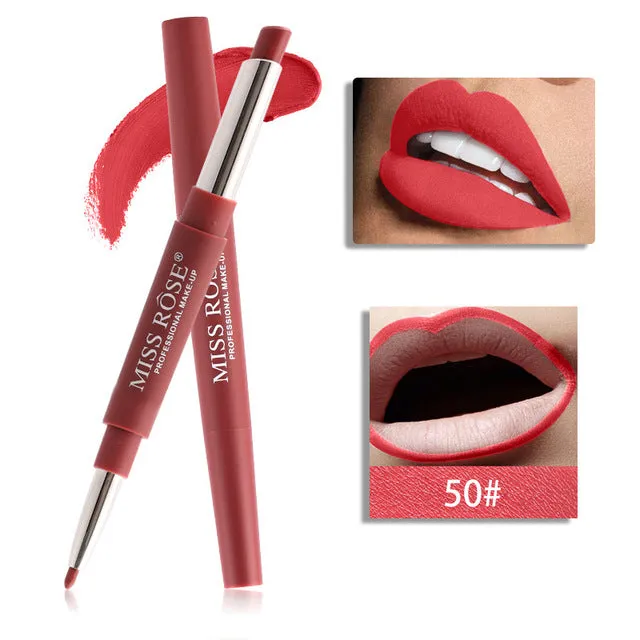 Professional Makeup Double-end Liplipstick Pencil Waterproof