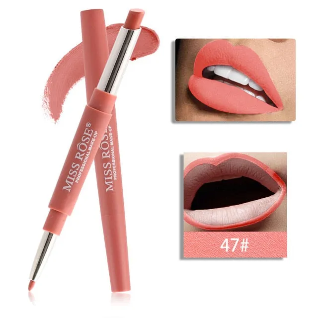 Professional Makeup Double-end Liplipstick Pencil Waterproof