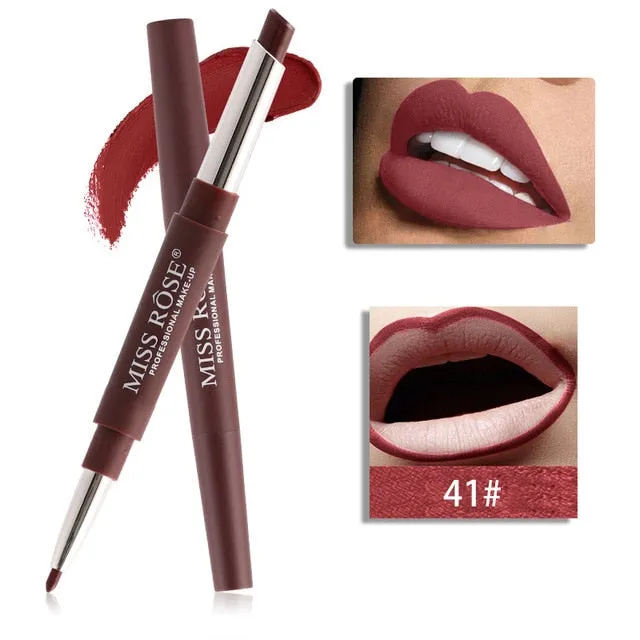 Professional Makeup Double-end Liplipstick Pencil Waterproof