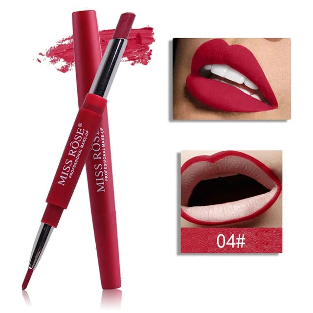 Professional Makeup Double-end Liplipstick Pencil Waterproof