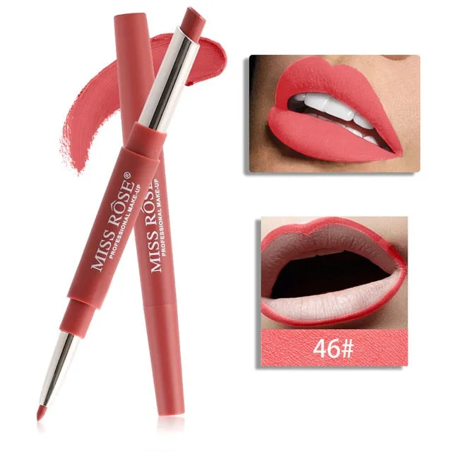 Professional Makeup Double-end Liplipstick Pencil Waterproof