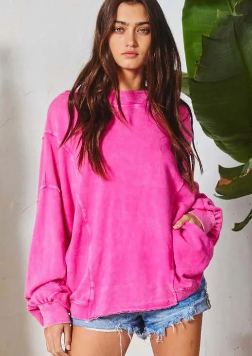 Reversible Twist Sweatshirt Made in USA