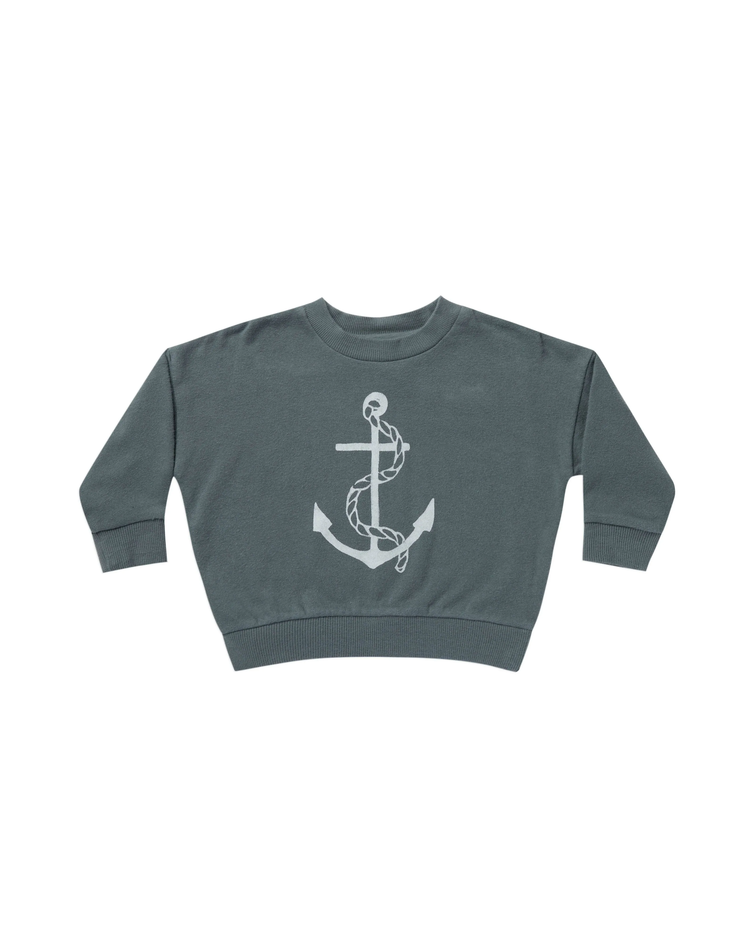 Rylee   Cru Terry Crewneck | Anchor