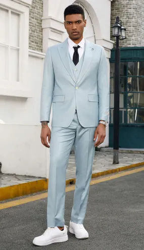 Stacy Adams SM140H1-TEAL Mens Suit