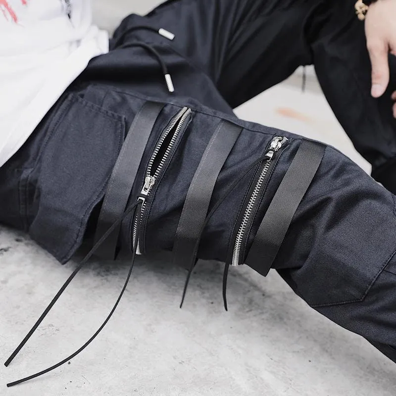 Techwear Cyberpunk Pants Men Steampunk Streetwear Clothing