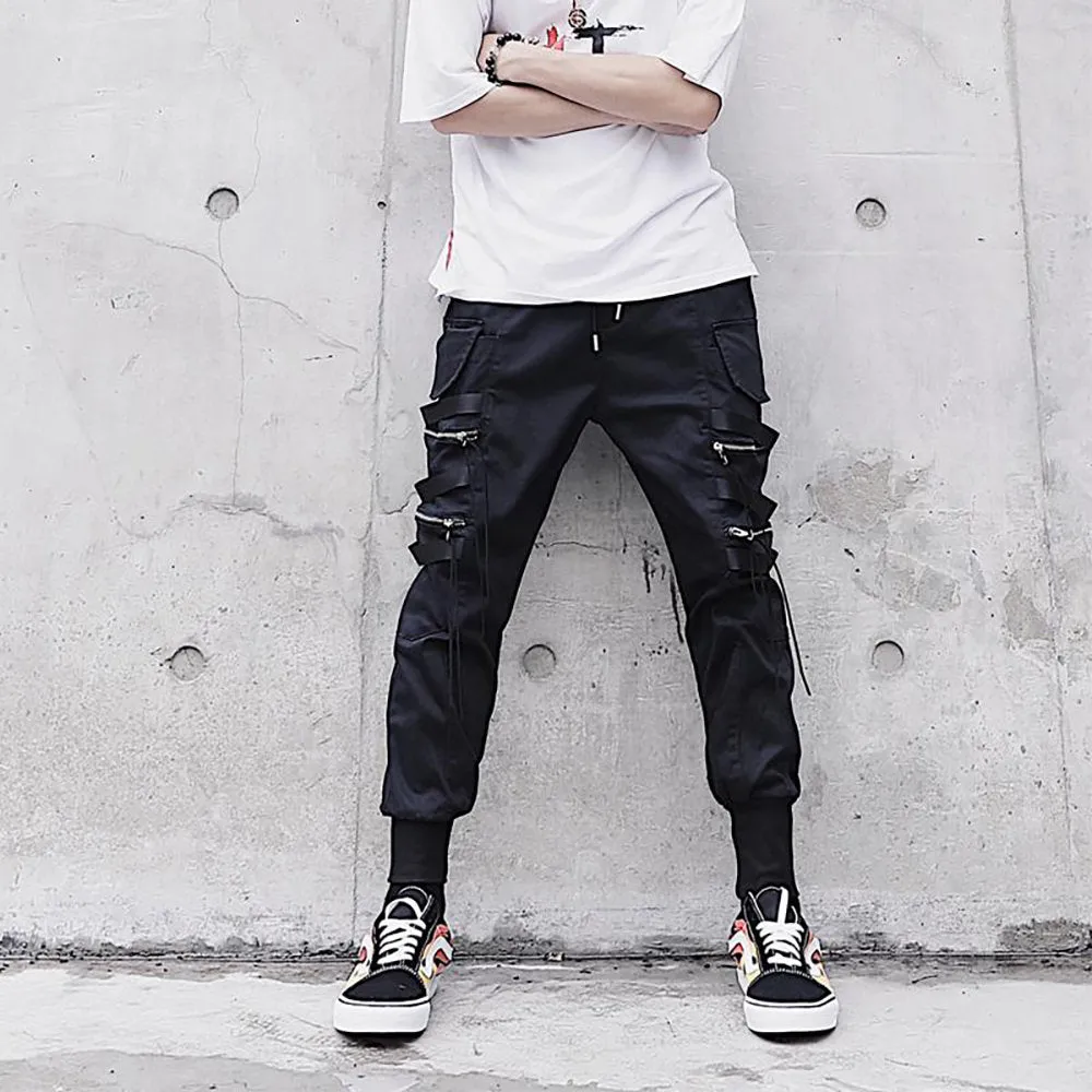 Techwear Cyberpunk Pants Men Steampunk Streetwear Clothing