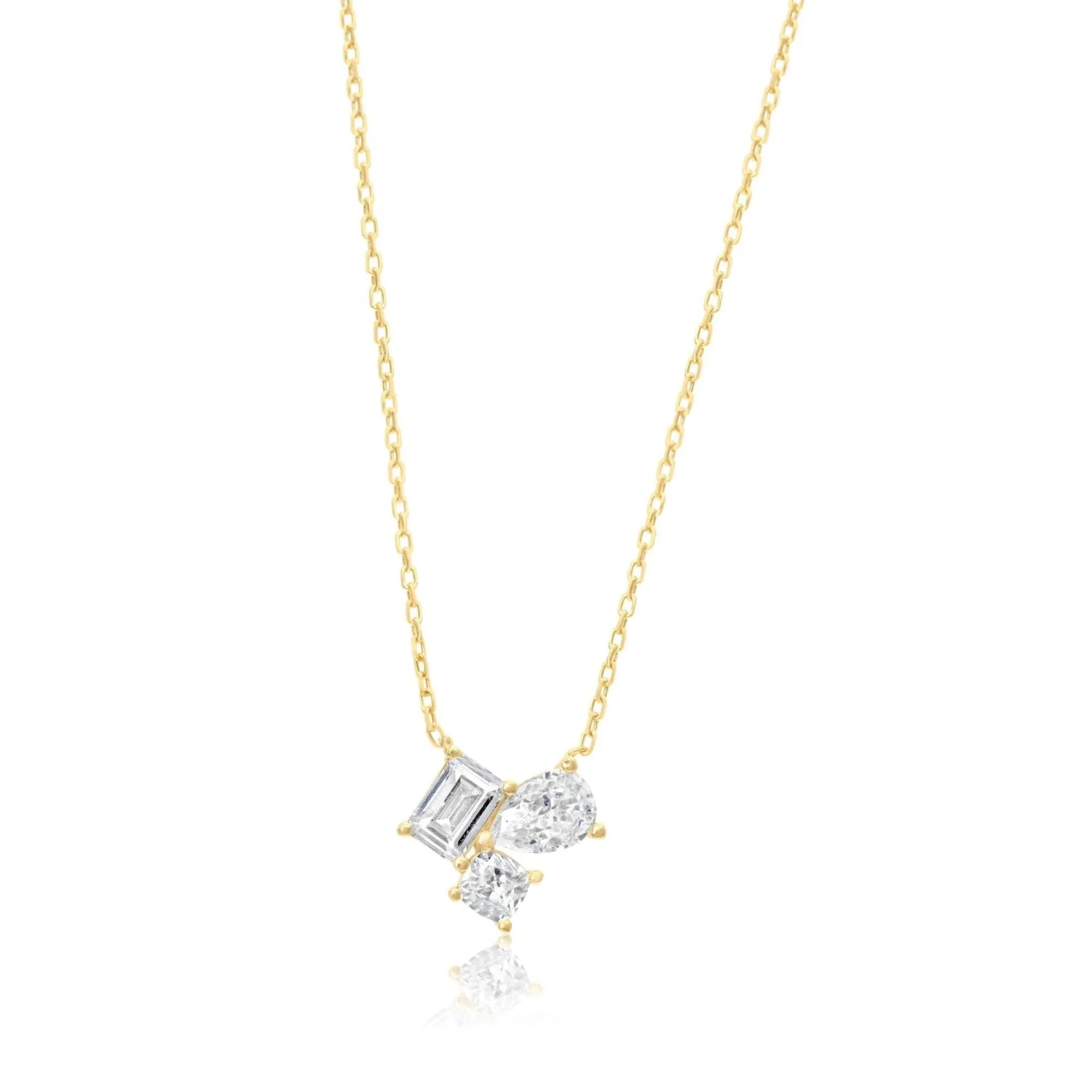 Three Stone Necklace