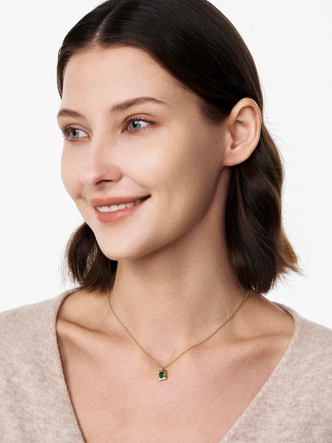 Vintage Square Necklace
