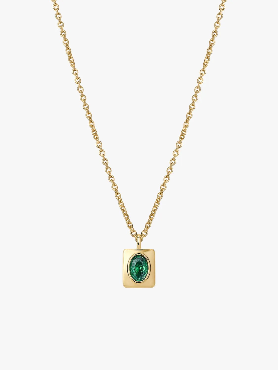 Vintage Square Necklace
