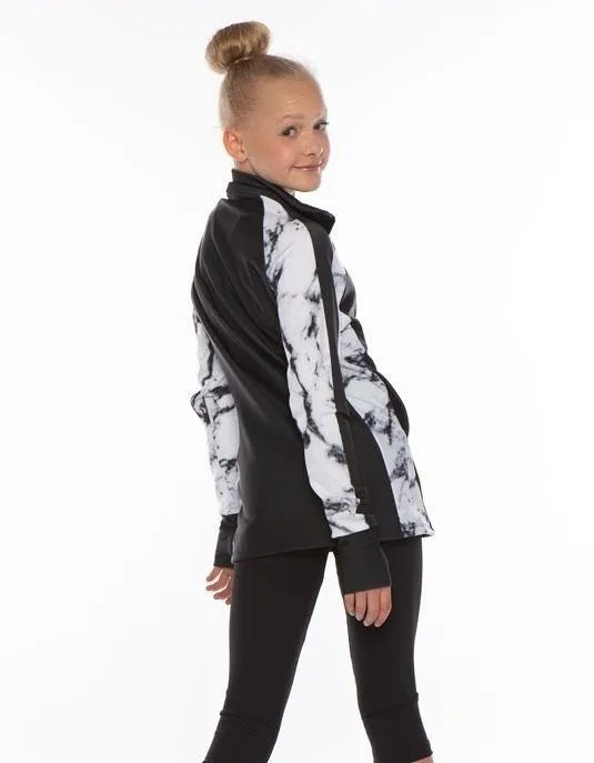 White Marble Yoga Jacket
